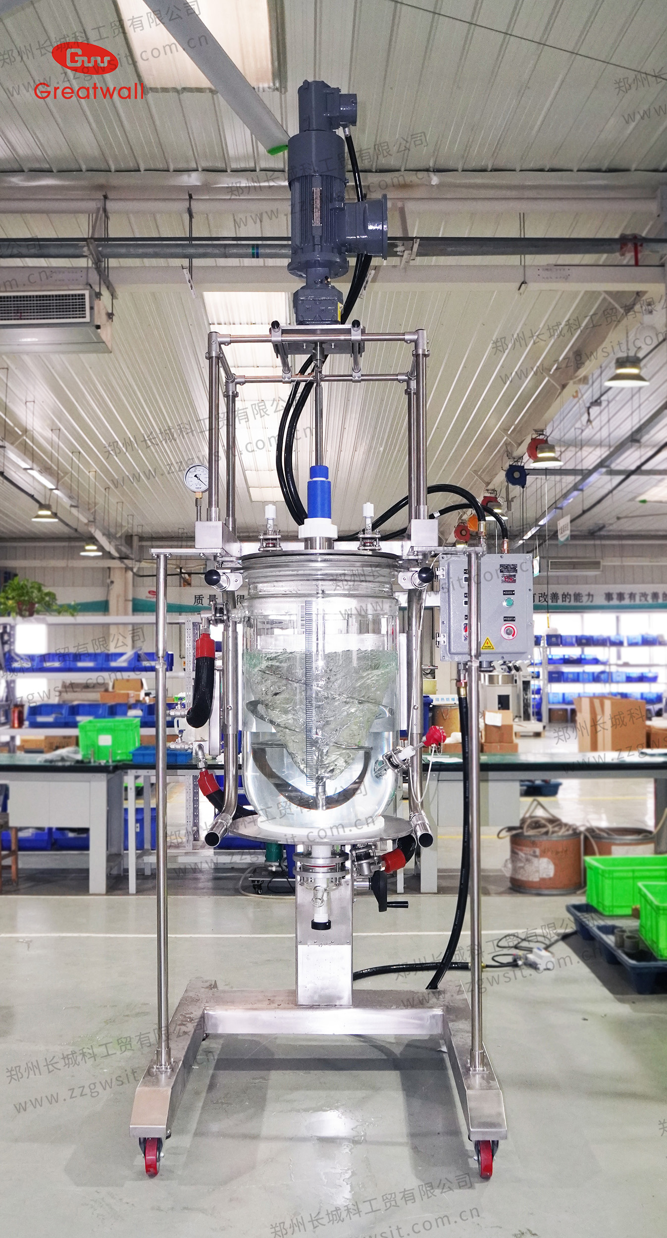 10萬粘度適配型玻璃反應(yīng)釜：高粘度工藝的全場景解決方案！